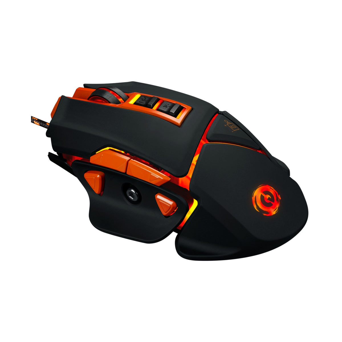 Canyon Mouse Hazard GM-6 LED Wired Black Orange CND-SGM6N