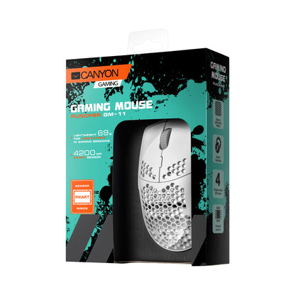 Canyon Mouse Puncher GM-11 RGB 7buttons Wired White CND-SGM11W