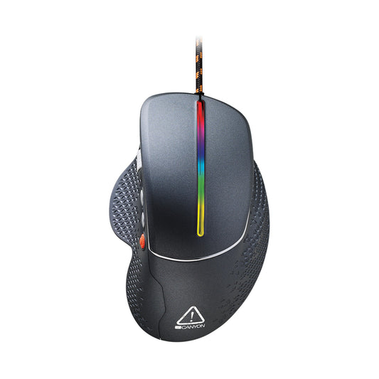 Canyon Mouse Apstar GM-12 RGB 6buttons Wired Dark Grey CND-SGM12RGB