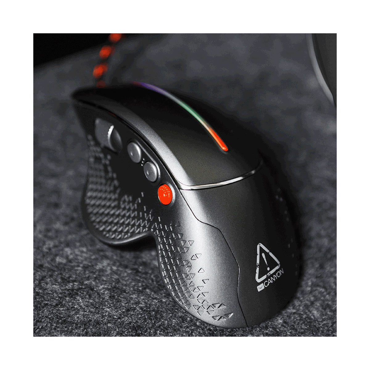 Canyon Mouse Apstar GM-12 RGB 6buttons Wired Dark Grey CND-SGM12RGB