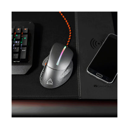 Canyon Mouse Apstar GM-12 RGB 6buttons Wired Dark Grey CND-SGM12RGB