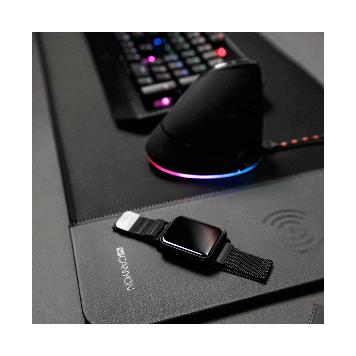 Canyon Mouse Emistat GM-14 Vertical 7buttons Wired Black CND-SGM14RGB