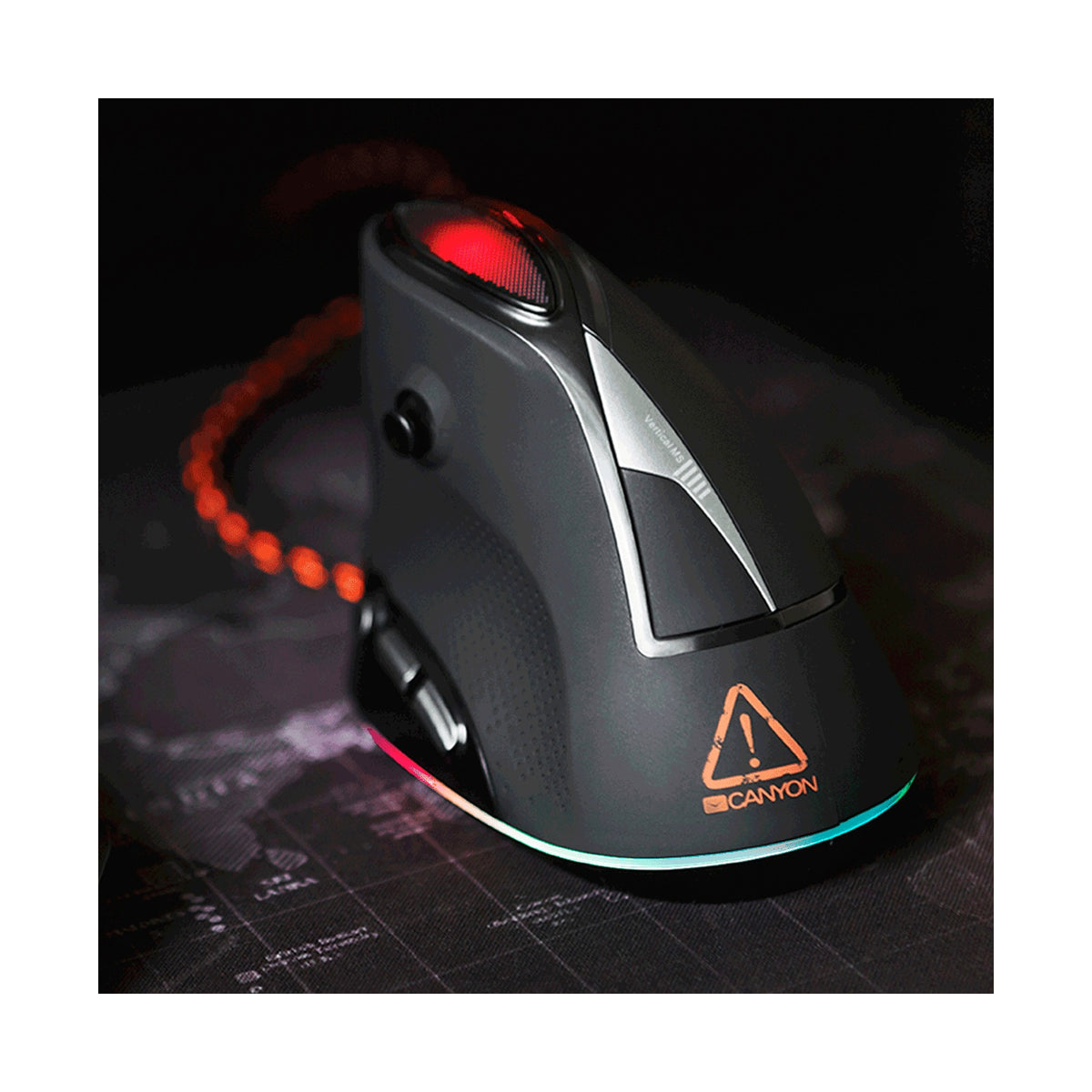 Canyon Mouse Emistat GM-14 Vertical 7buttons Wired Black CND-SGM14RGB