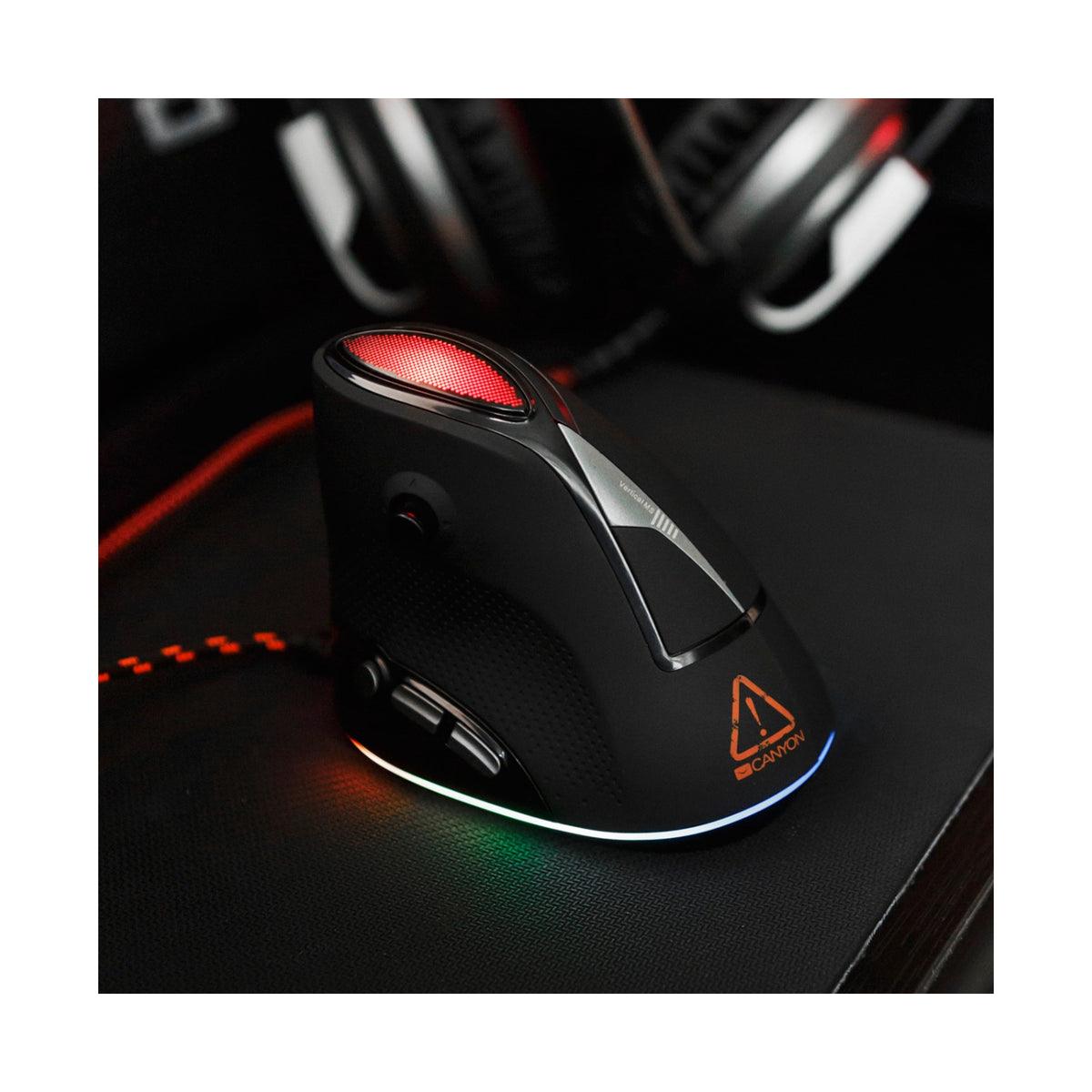Canyon Mouse Emistat GM-14 Vertical 7buttons Wired Black CND-SGM14RGB