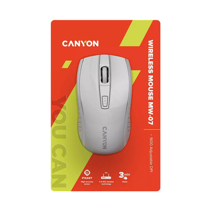Canyon Mouse MW-7 Wireless White CNE-CMSW07W