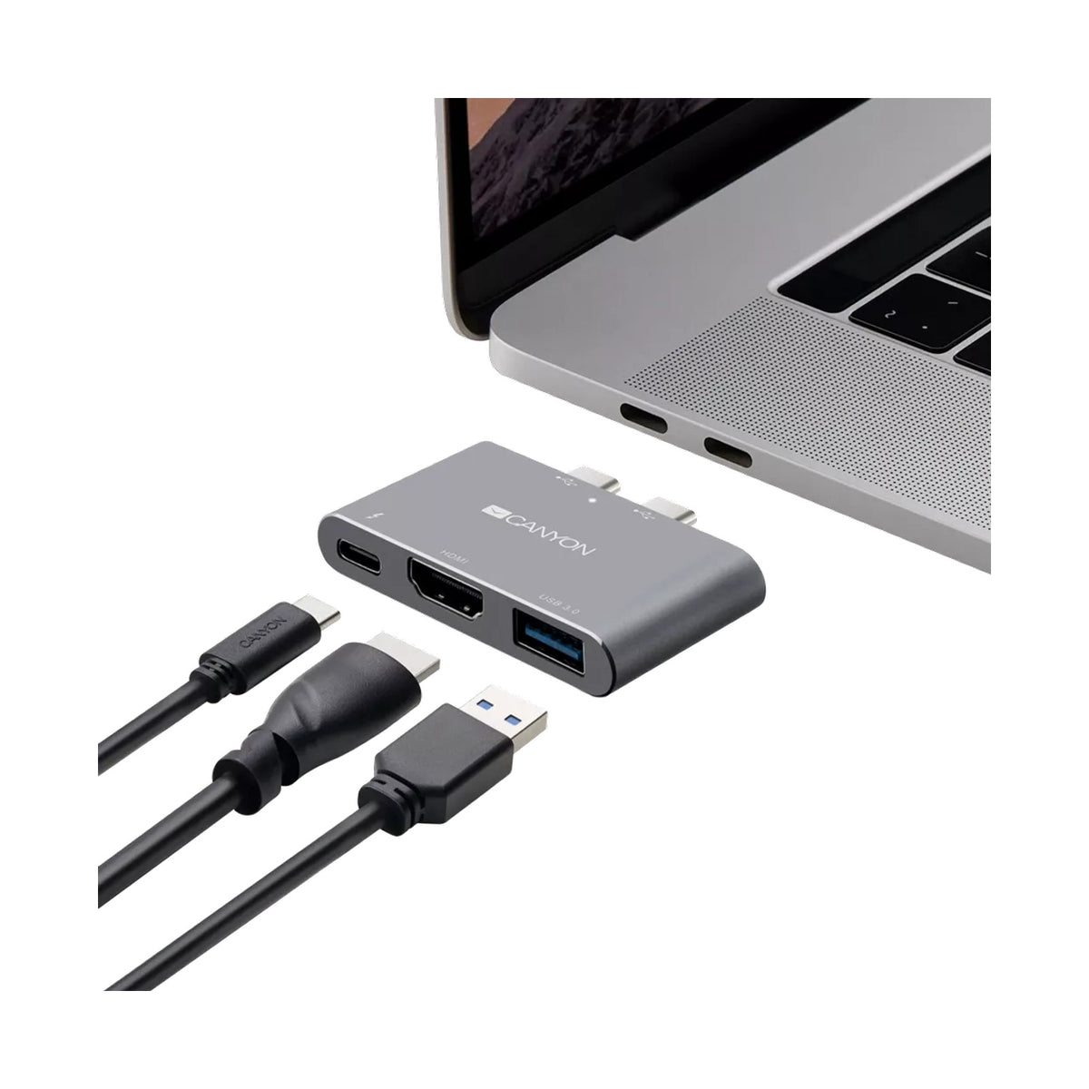 Canyon Hub DS-1 3in1 Thunderbolt 3 Space Grey CNS-TDS01DG