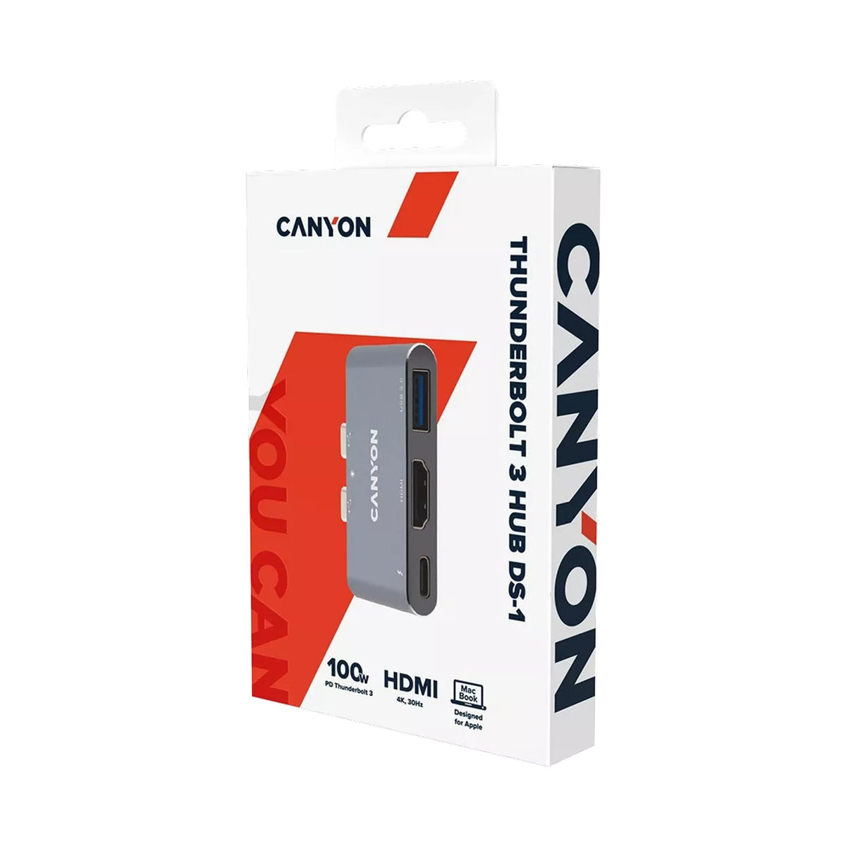 Canyon Hub DS-1 3in1 Thunderbolt 3 Space Grey CNS-TDS01DG