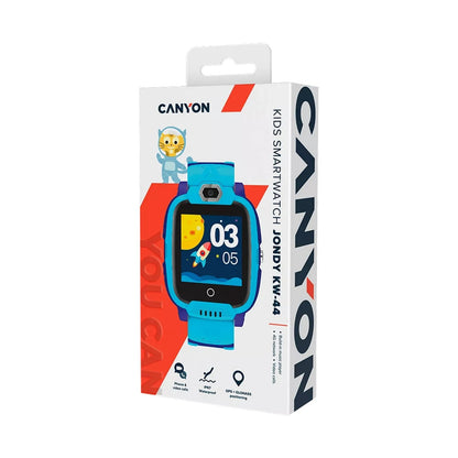 Canyon Smartwatch Jondy KW-44 4G Camera GPS LBS WiFi Music Blue CNE-KW44BL