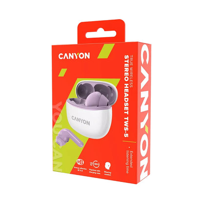 Canyon Headset TWS-5 Purple CNS-TWS5PU