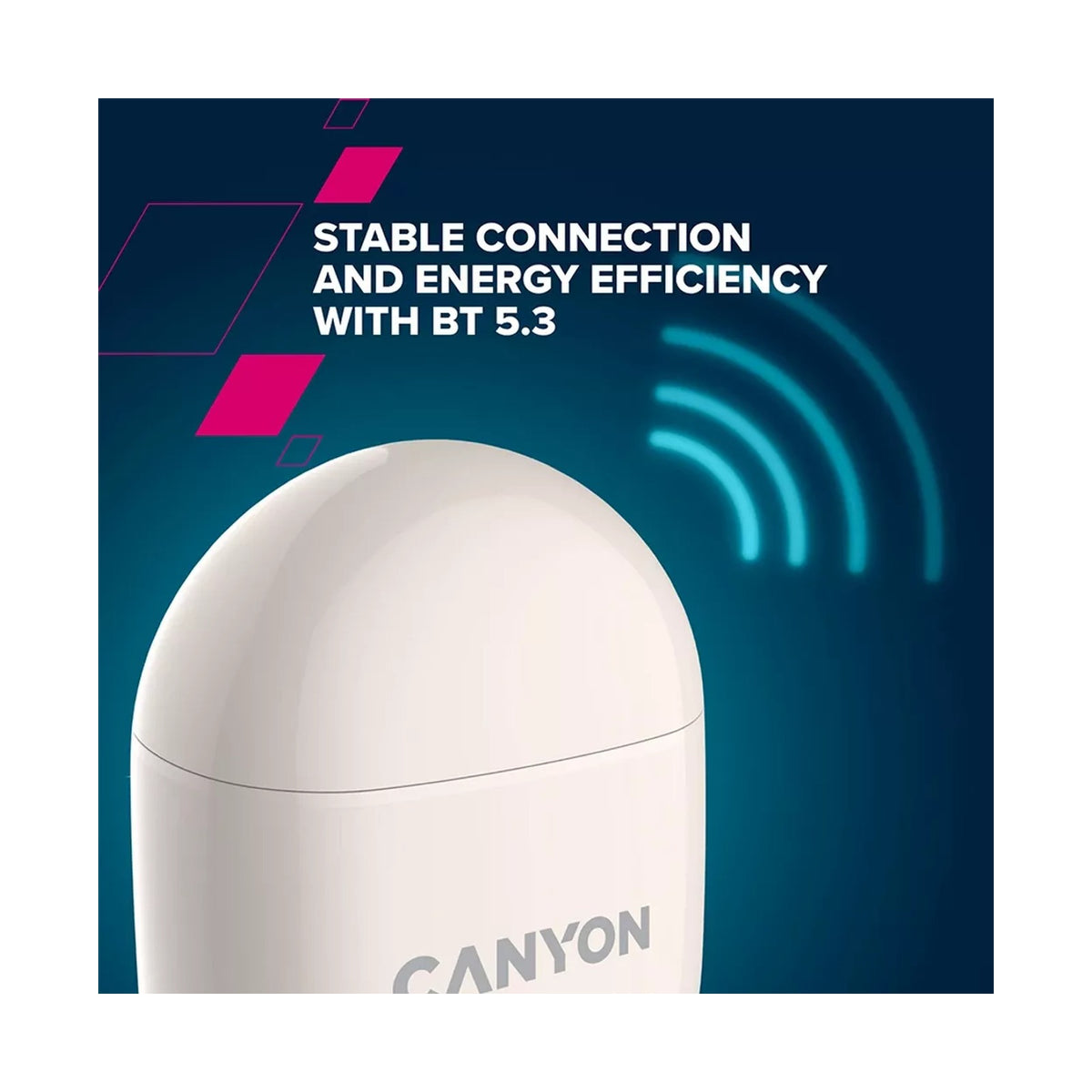 Canyon TWS Headset TWS-6 black CNS-TWS6B