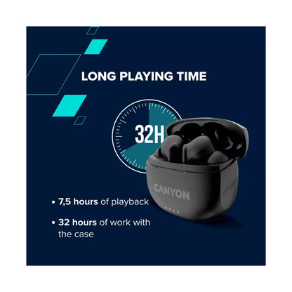 Canyon TWS Headset TWS-8 black CNS-TWS8B