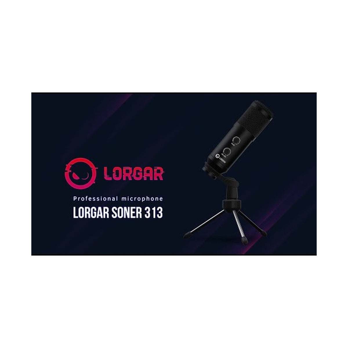 Lorgar  Microphone Soner 313 Black LRG-CMT313