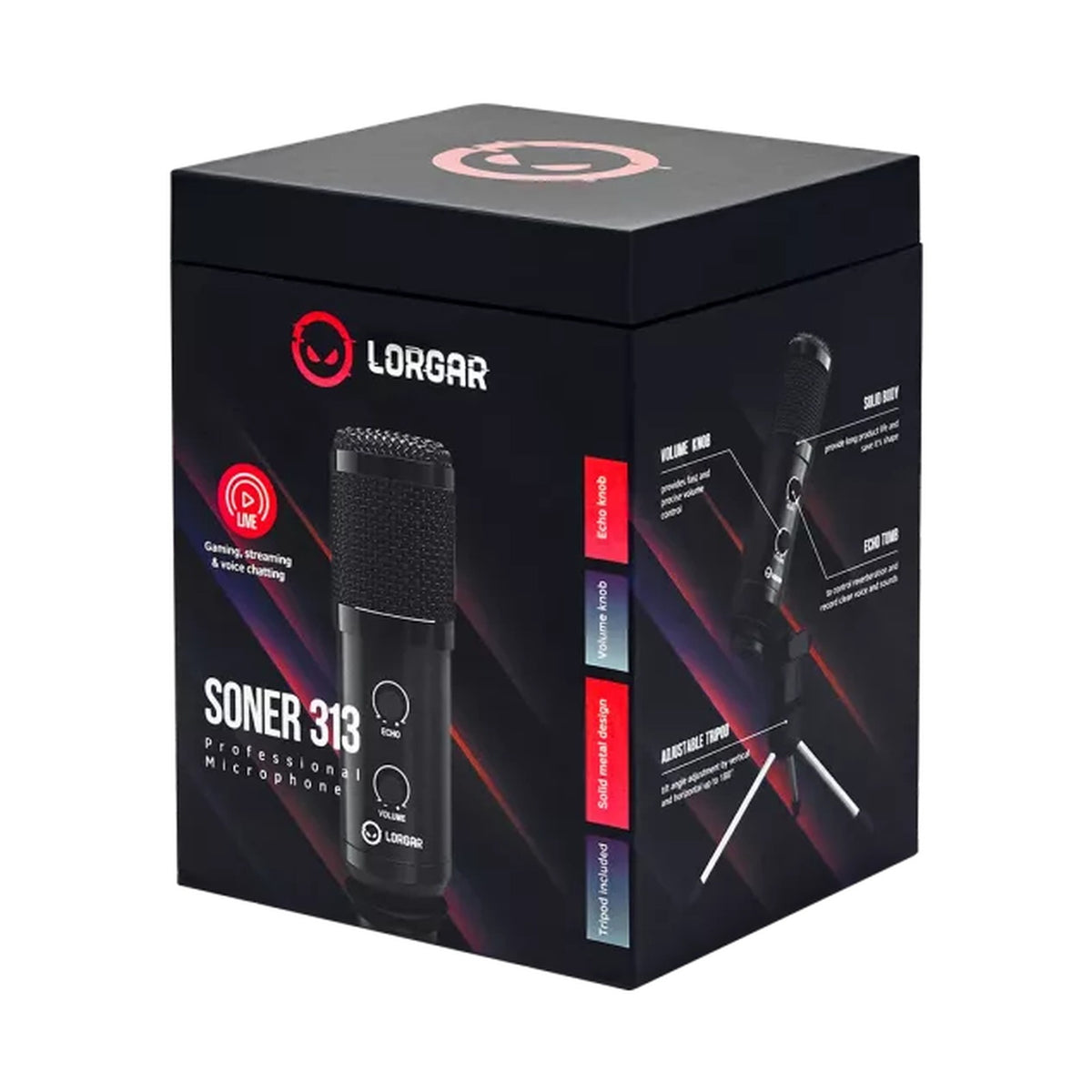 Lorgar  Microphone Soner 313 Black LRG-CMT313
