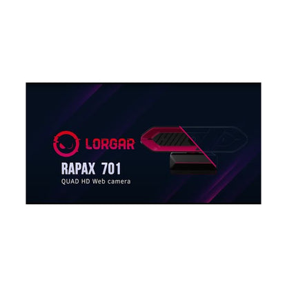 Lorgar  Webcam Rapax 701 Quad HD 1440p Auto Focus Stereo Blue LRG-SC701BL