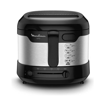 Moulinex Uno M Fixed Bowl, S/S, 1Kg Airfryer AF215D10