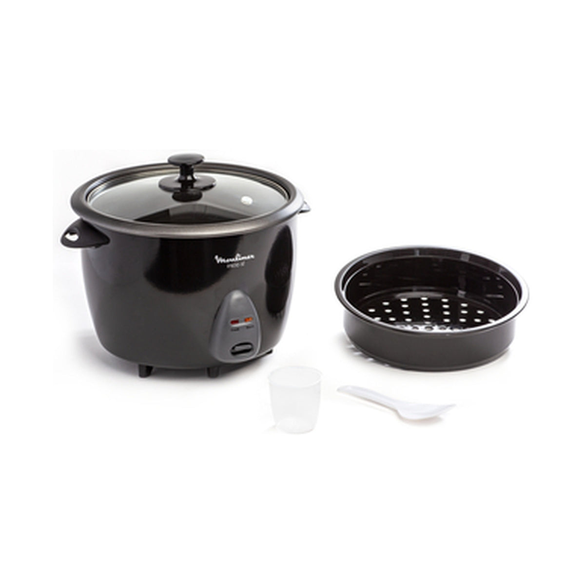 Moulinex Inicio 2 Rice Cooker-  15 Cups Xl, Black MK158811
