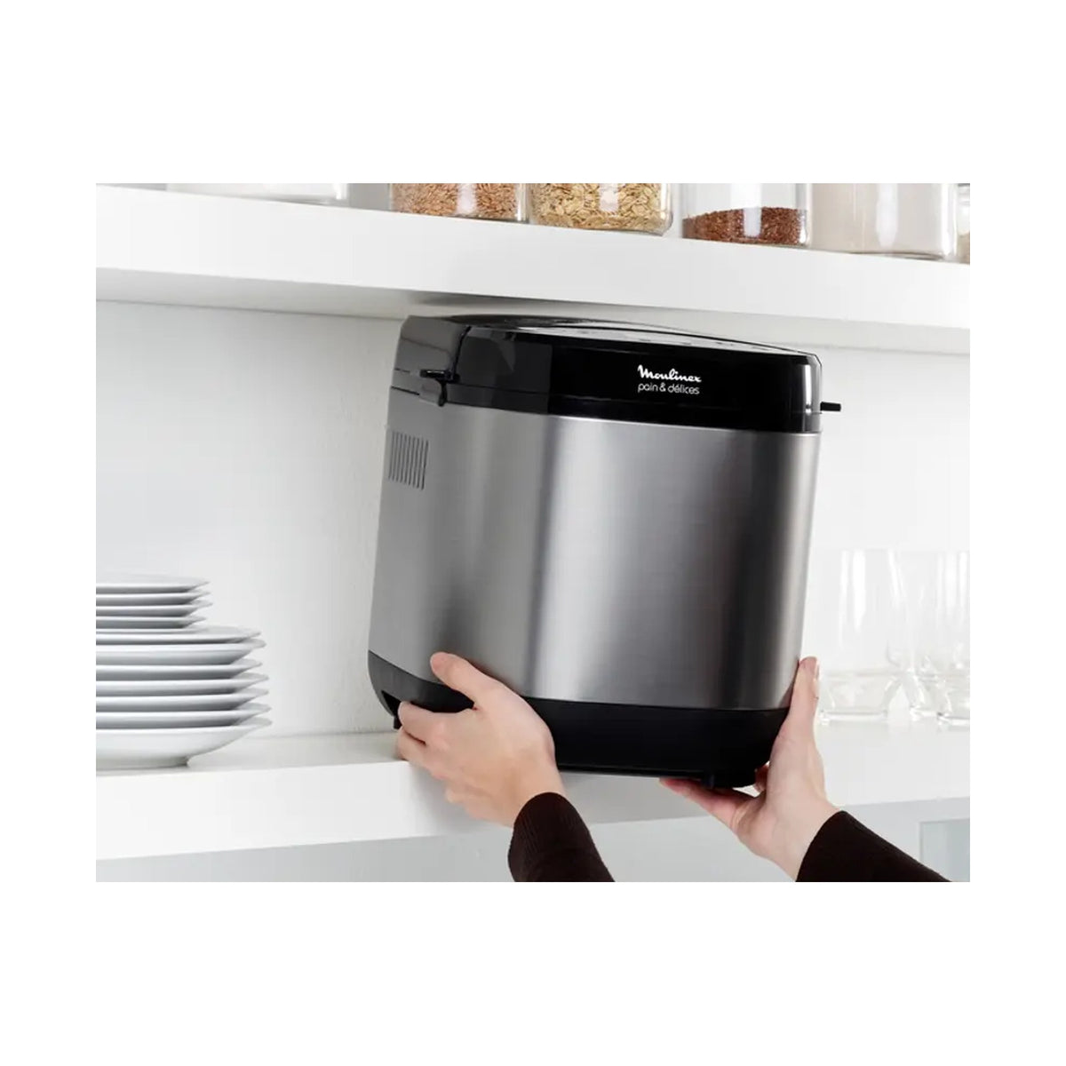 Moulinex 1 Kg S/Steel Breadmaker - 20 Programs OW240E30