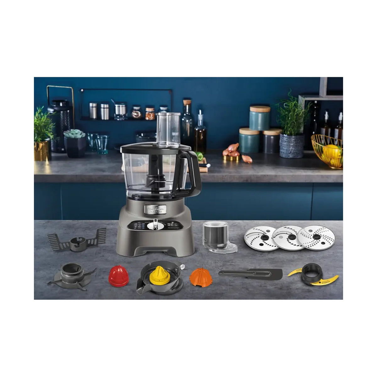Moulinex Double Force - Blender, Chopper, 3 Discs FP825E10