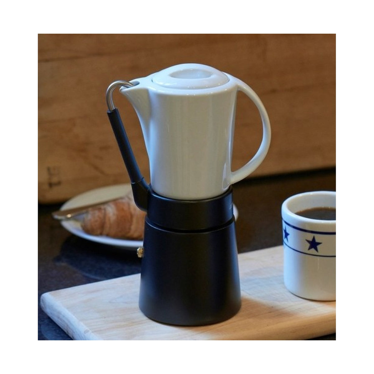 Aerolatte Caffe Porcellana Black CP-2-BK