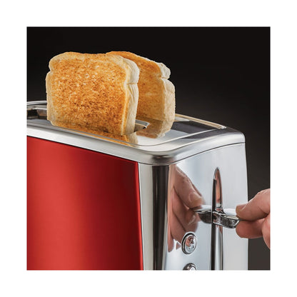 Russell Hobbs 2 Slice Toaster Luna Solar Red 