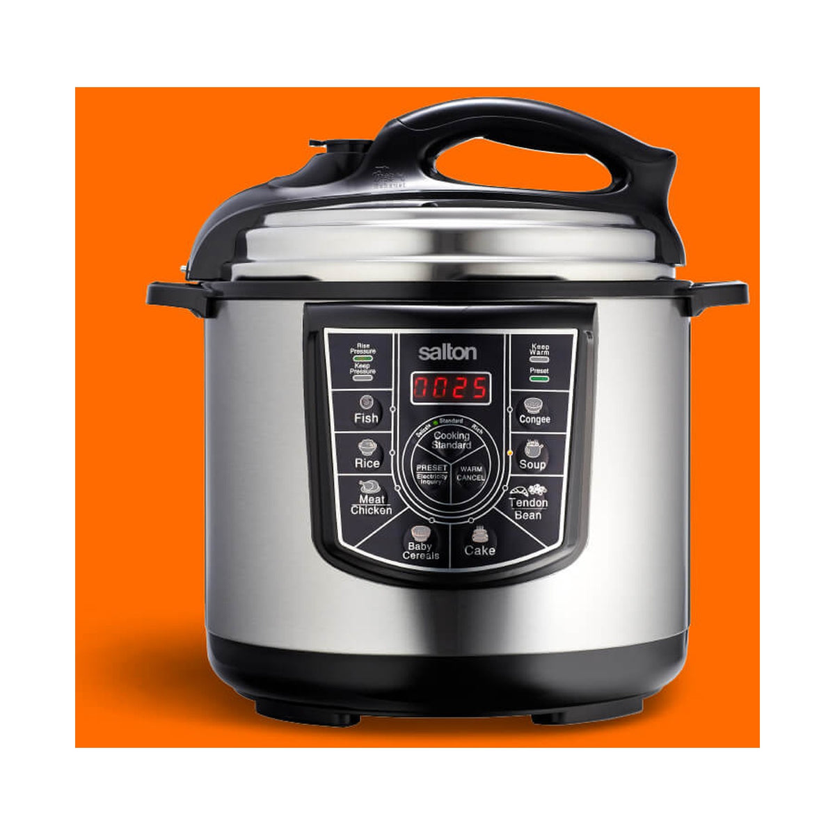 Salton 6L Electric Pressure Cooker SEPC02 