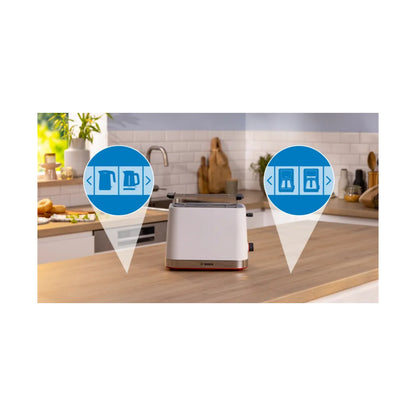 Bosch 2-slice Compact toaster White TAT4M221