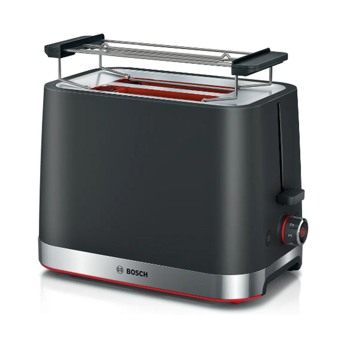 Bosch 2-slice Compact toaster Black TAT4M223
