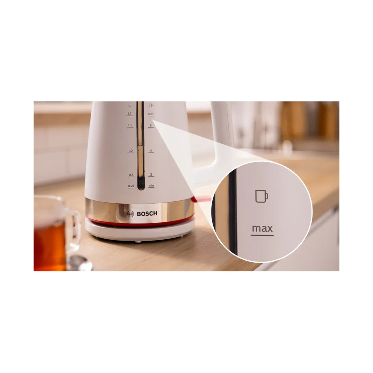 Bosch 1.7L Kettle White TWK4M221
