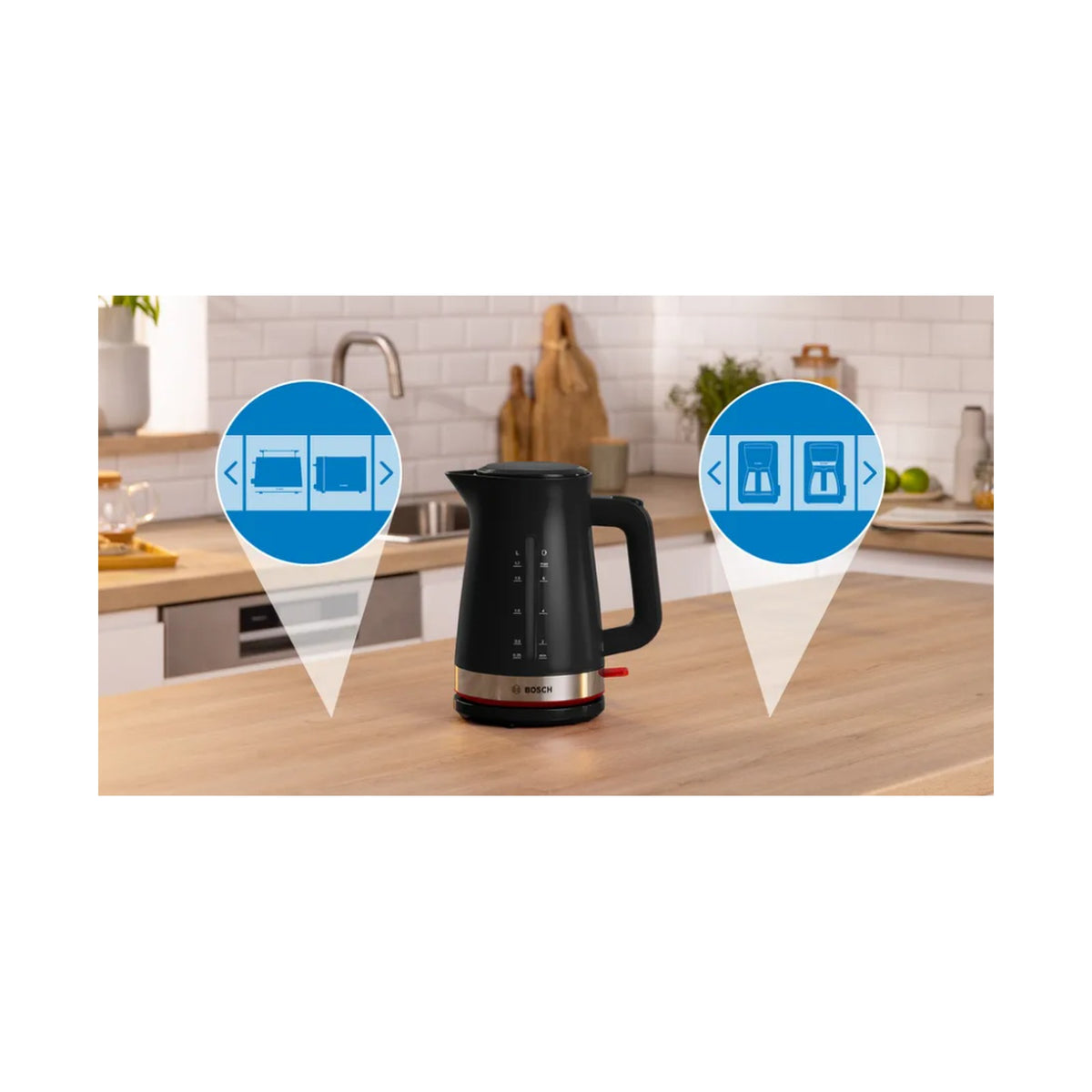 Bosch 1.7L Kettle Black TWK4M223
