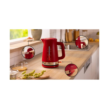 Bosch 1.7L Kettle Red TWK4M224
