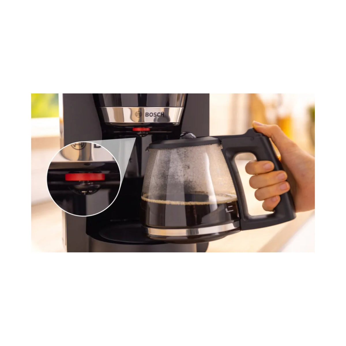 Bosch Coffee maker Black TKA4M233