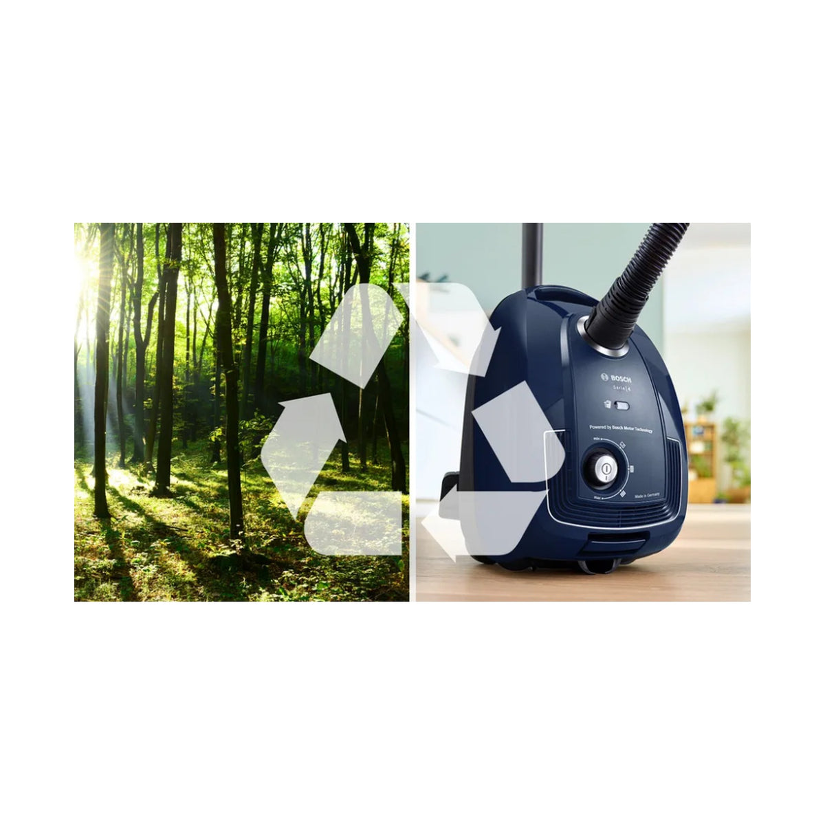 Bosch Series 4 Bagged Vacuum Cleaner BGL38WBU3H