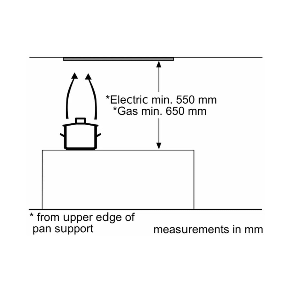 Siemens iQ100 60cm canopy extractor LB53NAA30