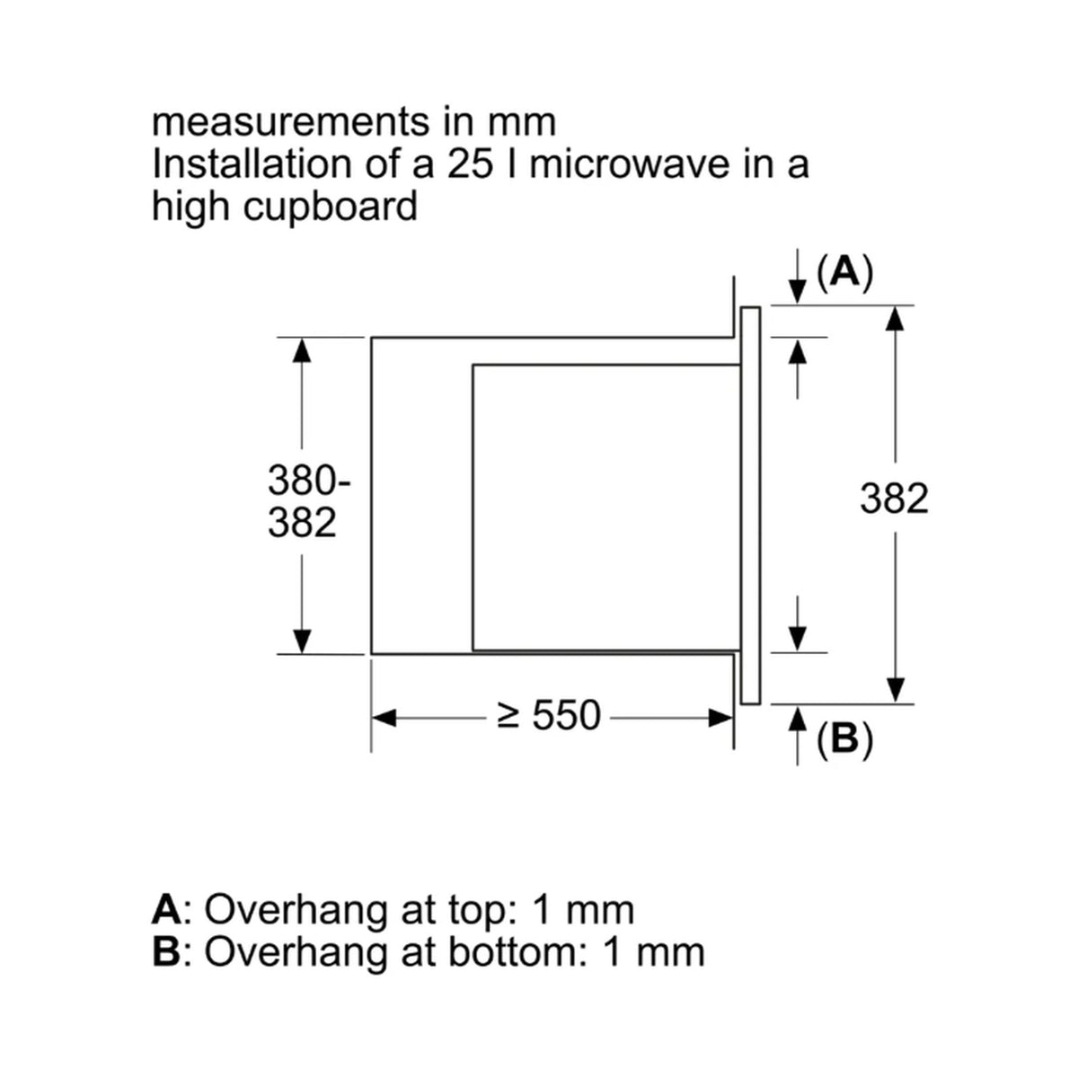 Bosch Series 2 Built-in Microwave BEL653MS3