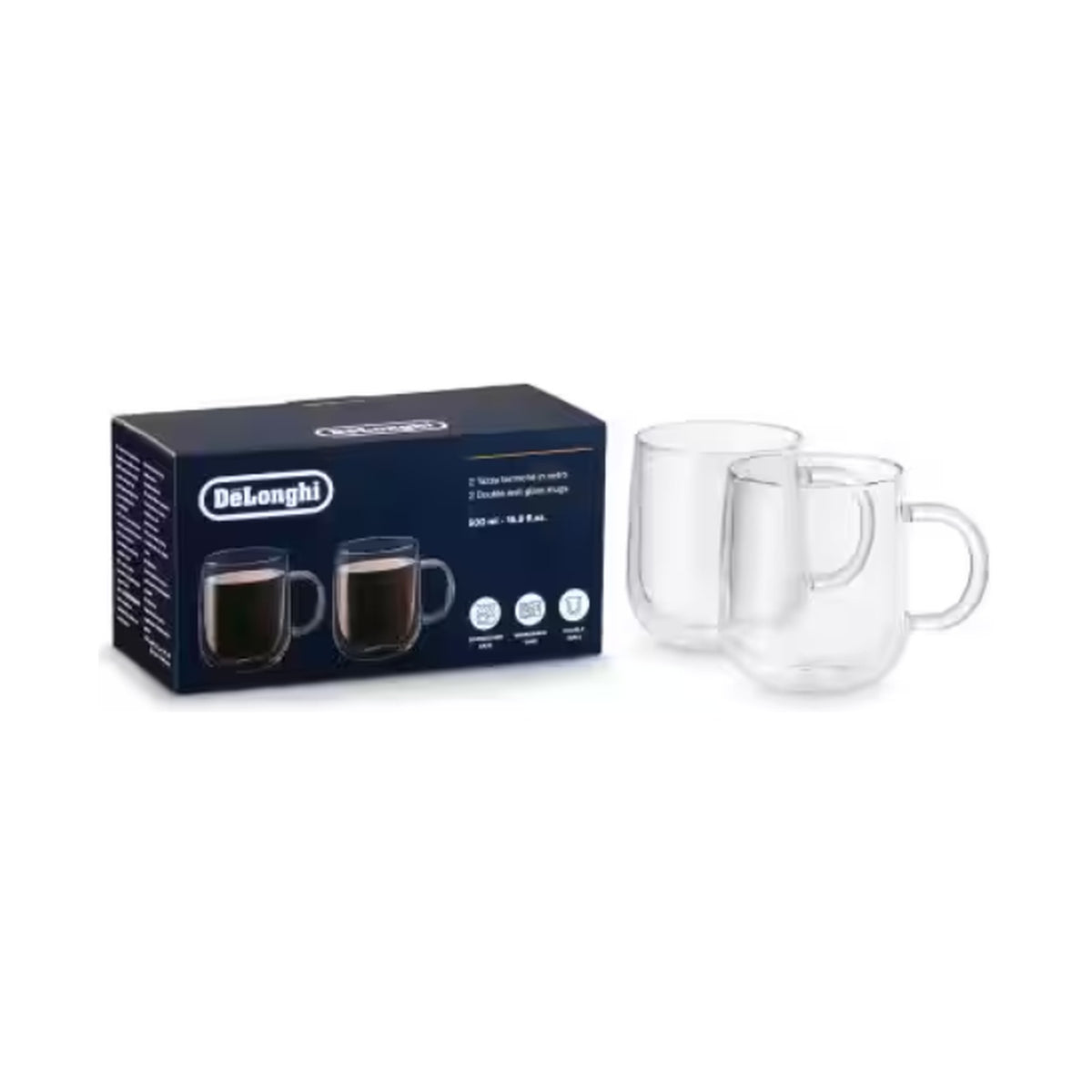 DeLonghi  Double wall glass mugs DLSC327
