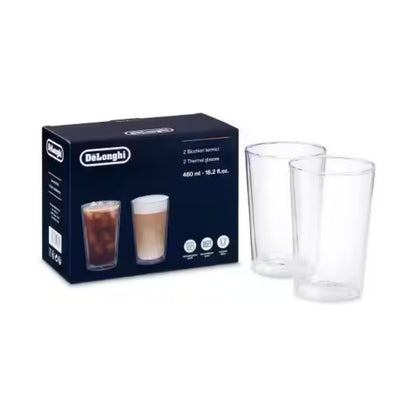 DeLonghi Double-Wall Thermal Glasses 490ml DLSC319