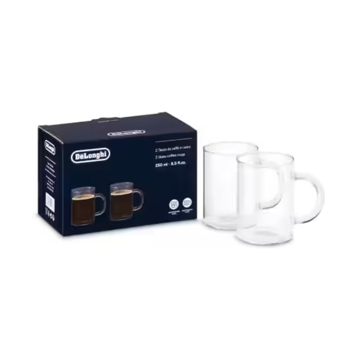 DeLonghi Long Coffee Glasses 2 Set DLSC320