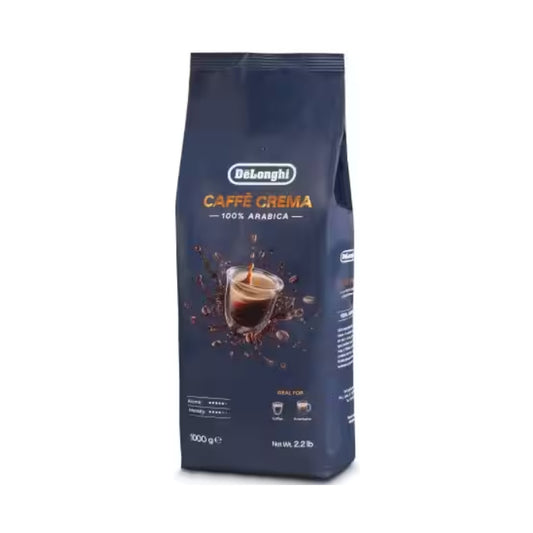 DeLonghi Caffe Crema Coffee Beans, 100% Arabica, 1kg, DLSC618