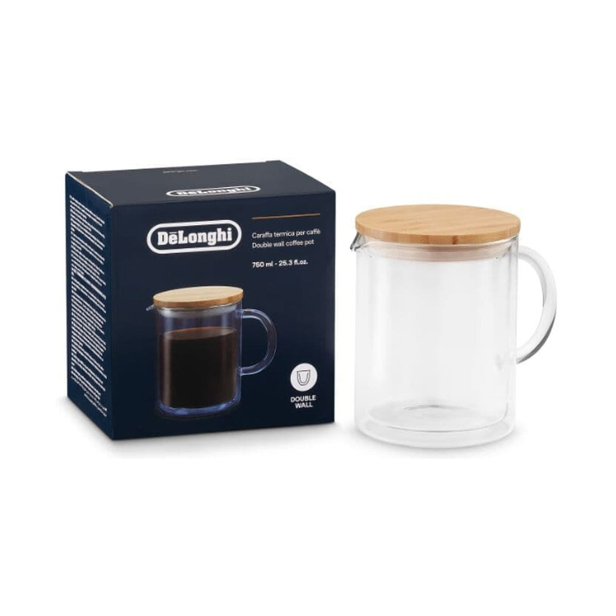 DeLonghi Double wall coffee pot, 750 ml DLSC078