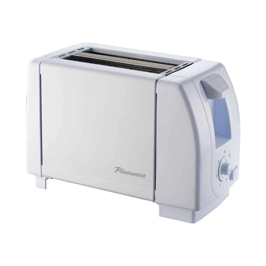 Pineware White 2 Slice Toaster PET201