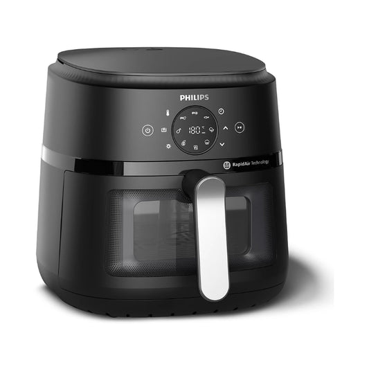 Philips 2000 Series Digital 6.2L Airfryer (black) - 13-in-1-cookingfunctions NA231/00