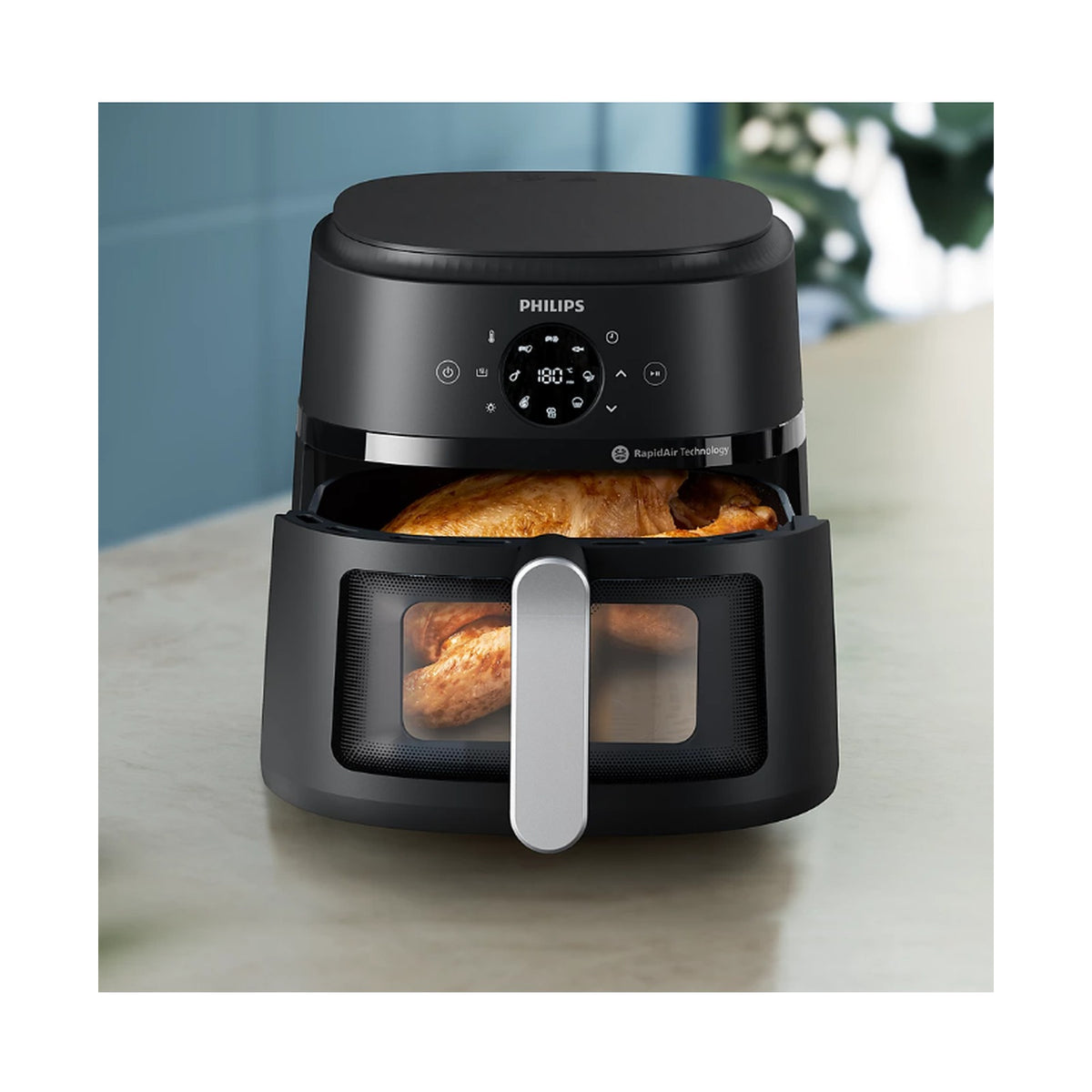 Philips 2000 Series Digital 6.2L Airfryer (black) - 13-in-1-cookingfunctions NA231/00