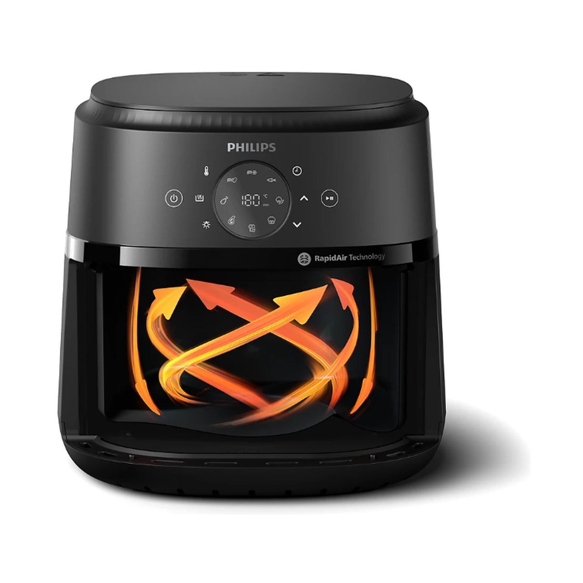 Philips 2000 Series Digital 6.2L Airfryer (black) - 13-in-1-cookingfunctions NA231/00