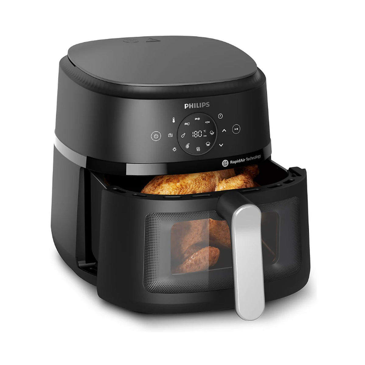 Philips 2000 Series Digital 6.2L Airfryer (black) - 13-in-1-cookingfunctions NA231/00
