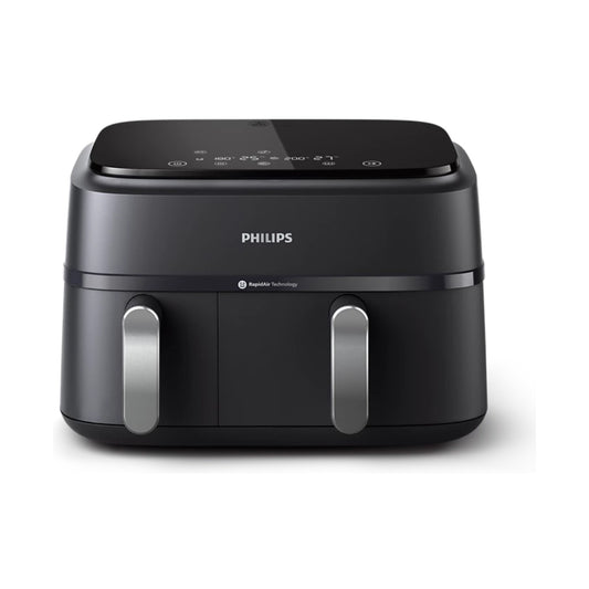 Philips 3000 Series Dual Basket 9L Airfryer (black) NA351/00