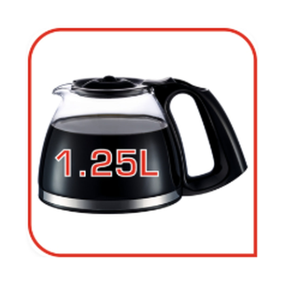 Tefal Subito 4 Gran Perfecta 10/15 Cup Filter Coffee Maker CM442827