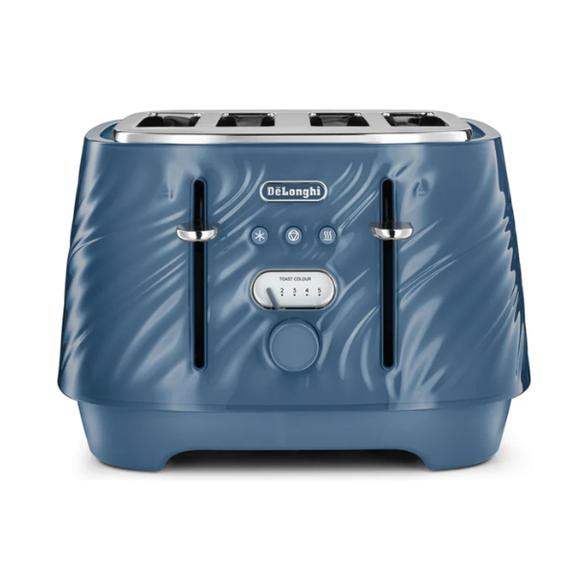 DeLonghi Ballerina Seta : 4 Slice Toaster - Silk Blue CTDS4003.BL