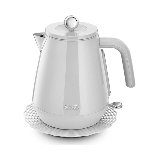 DeLonghi Eclettica Electric Kettle: White KBY2001.W 1.7L