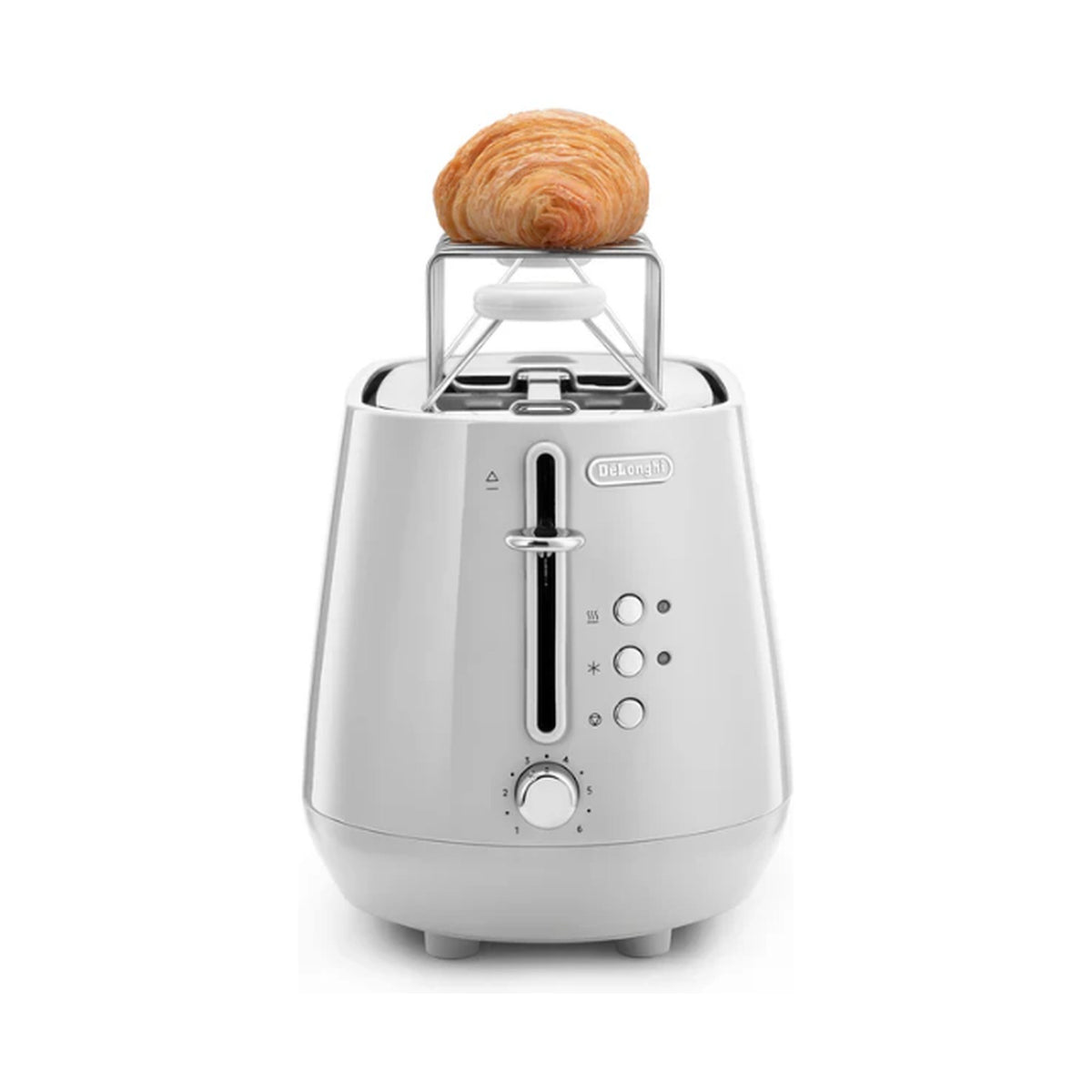 DeLonghi Eclettica 2 Slice Electric Toaster: White CTY2103.W