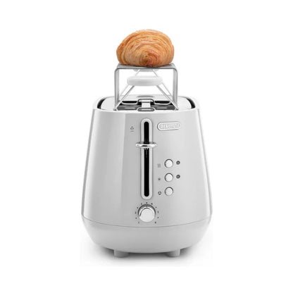 DeLonghi Eclettica 2 Slice Electric Toaster: White CTY2103.W